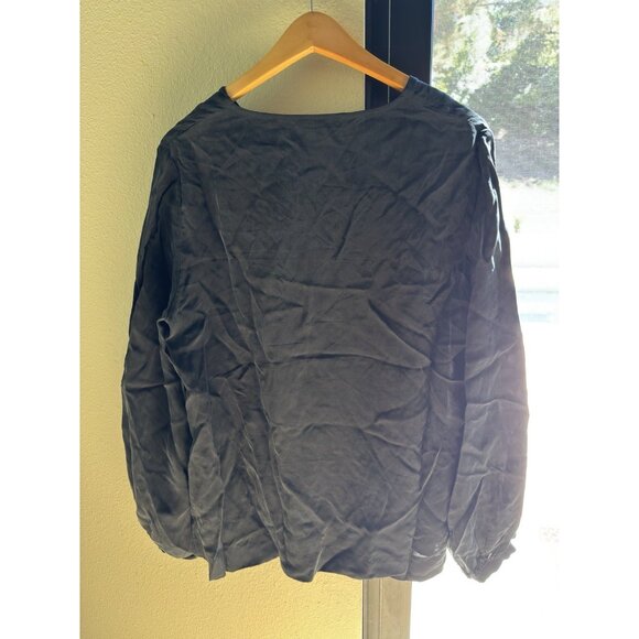 Brian Dales Made In Italy Size 48 Womens Top 100% Cupro - Picture 3 of 5